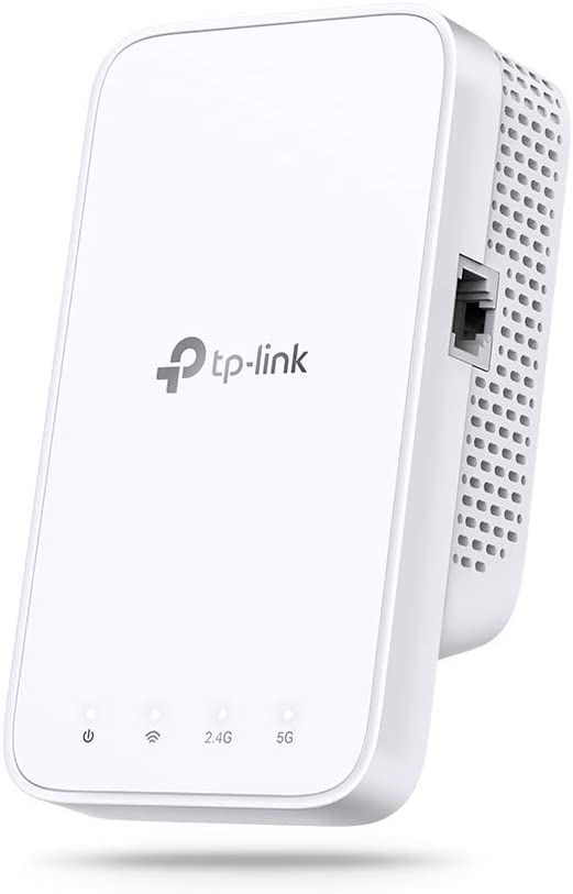 TP-Link RE330 - Repetidor WiFi, AC1200 mesh, Doble banda 5 GHz a 867 Mbps, 2.4 GHz a 300 Mbps, Puerto Ethernet, Soporta hasta 32 dispositivos