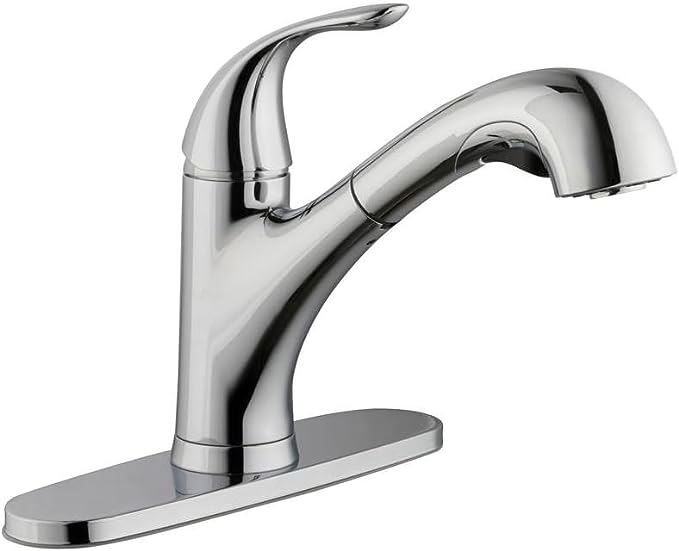 Glacier Bay Market Single-Handle Pull-Out Sprayer Kitchen Faucet in Stainless Steel