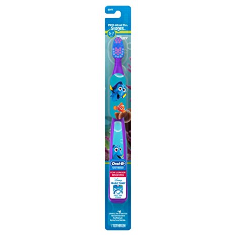 Oral-B Pro-Health Stages Kids Manual Toothbrush featuring Finding Dory, Soft Bristles, 1 ct