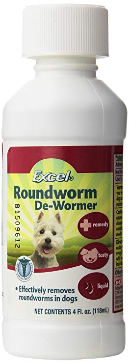 Excel Dog Roundworm De-Wormer, 4 oz. (J715A)