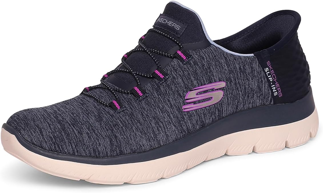 Skechers Women's Hands Free Slip Ins Summits Dazzling Haze Sneaker