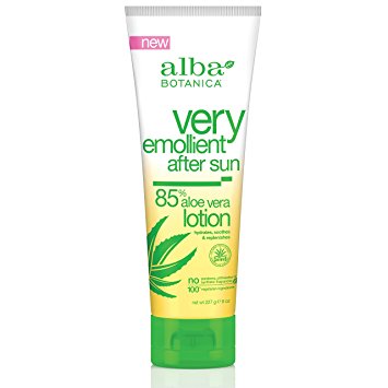 Alba Botanica Very Emollient After Sun Lotion - 85% Aloe Vera - 8 oz