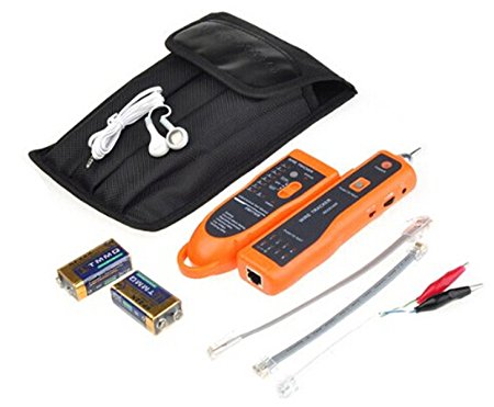 Generic Cat5 Cat6 LAN Cable Tester Telephone Line Network Ethernet Wire Tracker Scanning Detector Phone Generator Diagnose Tool Kit