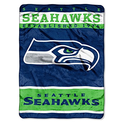 NFL 12th Man Plush Raschel Throw, 60" x 80"