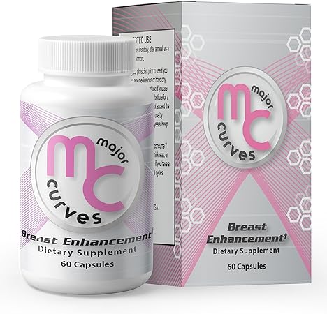 Breast Enhancement Pills - Breast Enlargement Pills, Breast Growth Pills, Natural Formula for Fuller & Perkier Looking Breasts - Easy to Swallow - Premium Herbal Ingredients