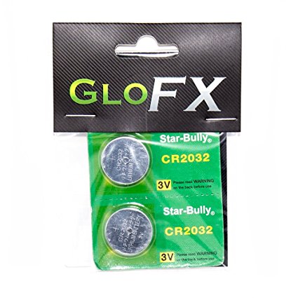 CR2032 Battery– Lithium Button Coin Cell Batteries - 3V 3 Volt - remote watch jewelry led key fab replacement 2032 CR Pack Set Bulk (2 Pack)