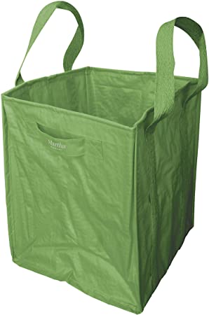 Martha Stewart MTS-MLB1 48-Gallon Multi-Purpose Reusable Heavy Duty Garden Tote Bag, Bay Leaf Green