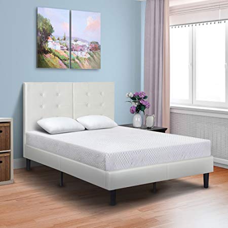 PrimaSleep 8 Inch Premium Cool Gel Multi Layered Memory Foam Bed Mattress (Queen)