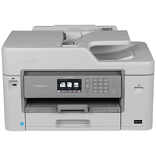 Brother MFCJ5830DW Inkjet All-in-One Color Printer with INKvestment Cartridges, Wireless, Duplex, and Mobile Printing