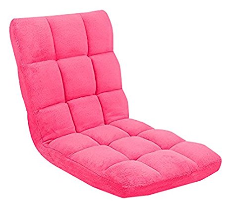 e-joy Floor Chair Sofa Home Essential/Lovers Folding Sofa A Lazy Man Sofa/Normal Version, Pink