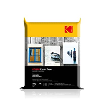 Kodak 180 GSM 4x6 Inkjet Paper (CAT 5740-306) - Pack of 100 Sheets