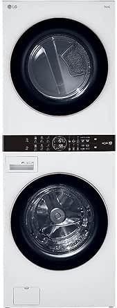 Single Unit Front Load LG WashTower™ with Center Control™ 4.5 cu. ft. Washer and 7.4 cu. ft. Electric Dryer