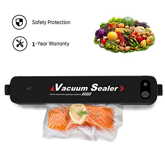 Vacuum Sealer, Automatic Vacuum Sealing System For Food Preservation With CE Certification Including 15 Bags
