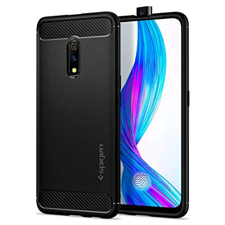 Spigen, Rugged Armor, Designed for Realme X - Matte Black