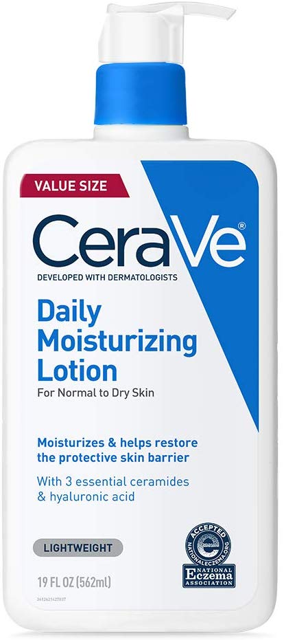 CeraVe Daily Moisturizing Lotion | 19 Ounce | Face & Body Lotion for Dry Skin with Hyaluronic Acid | Fragrance Free