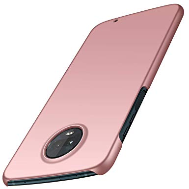 Moto Z3 Play Case,Moto Z3 Case Tianyd [Color Series] [Ultra-Thin] [Anti-Drop] Minimalist Material Slim case for Moto Z3 Play/Moto Z3 (Smooth Pink)