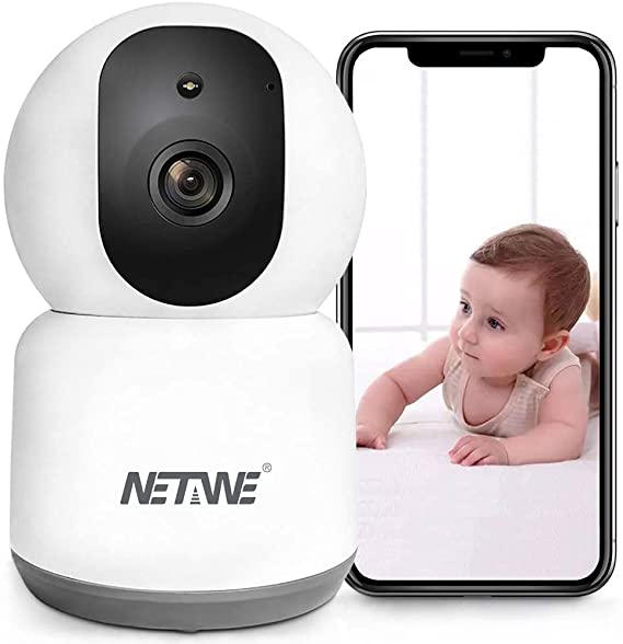 [2022 New] 4MP Dual Band 5Ghz /2.4Ghz WiFi Camera Indoor Home Wireless Camera for Dog Pet Baby Nanny Monitor Camera Cam Night Vision Tow Way Audio Motion Human Detection SD Recording