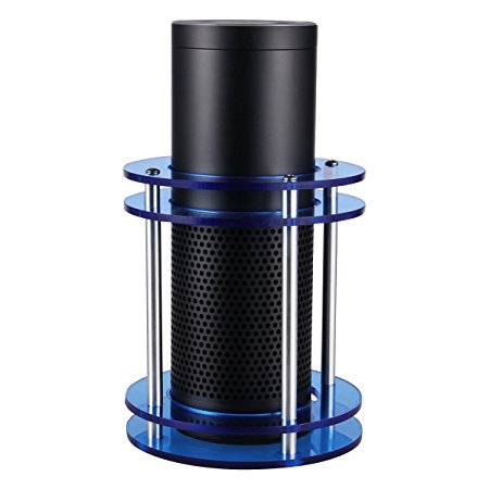 LANMU Speaker Stand Guard Acrylic Holder Station for Amazon Echo/UE Boom/Alexa (Accessories for Echo)