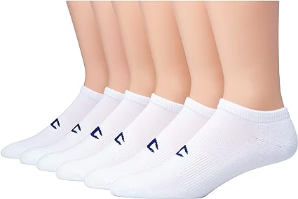 Champion womens Champion Women's Socks, Double Dry Socks, Crew, Ankle, and No Show, 6-pack