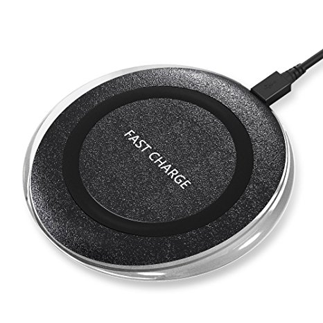 HiGoing Fast Wireless Charger,360-Degree Sensor QI Wireless Charging Pad for IPhone 8, 8 Plus,IPhone X, Galaxy Note 8, S8 , S8 Plus, Galaxy S7, S7 Edge, S6 Edge Plus/S6 Edge , Note 5 and All Qi-Enabled Devices