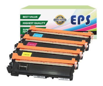 EPS Replacement Toner Cartridges compatible with Brother TN210 Color Set (B, C, M, Y)