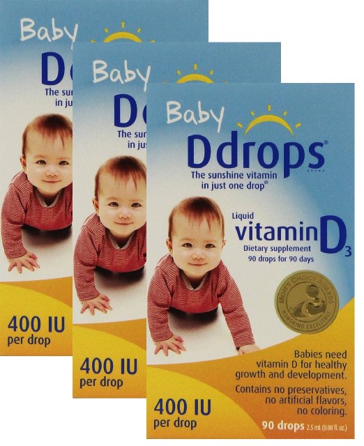 Baby Ddrops 400 IU 90 Drops (Pack of 3)