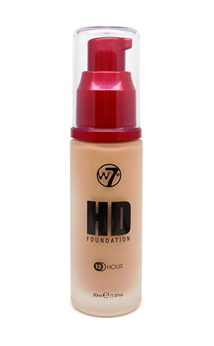 W7 High Definition 12 Hour Foundation 30ml-Natural Beige