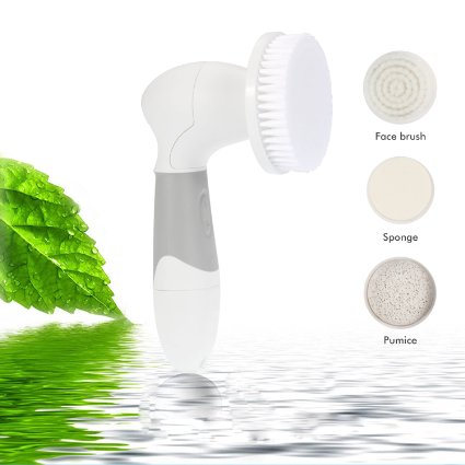 Elechomes Electric Facial and Body Skin Brush Cleanser Microdermabrasion Exfoliator, Pore Minimizer