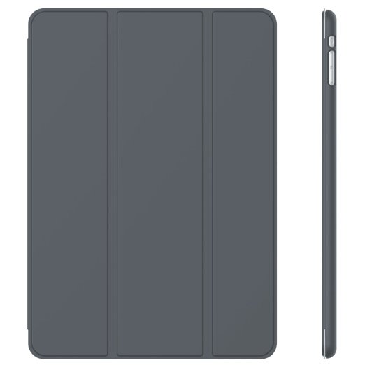 iPad Mini 3 Case, JETech® Apple iPad Mini and the New iPad Mini 1/2/3 All Models Slim-Fit Folio Smart Case Cover with Auto Sleep/Wake Feature (Dark Grey)