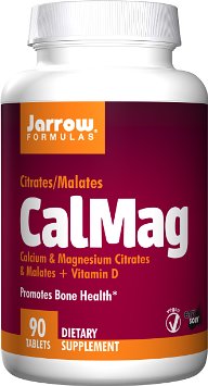 Jarrow Formulas CalMag Citrates, 90 Tablets