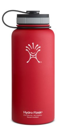 Hydro Flask Insulated Wide Mouth Stainless Steel Water Bottle 32-Ounce