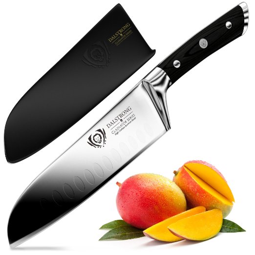 DALSTRONG Santoku Knife - Gladiator Series - German Steel - 7" (180mm)