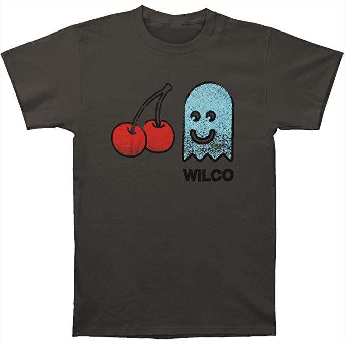 Wilco Men's Cherry Ghost Slim Fit T-Shirt Grey