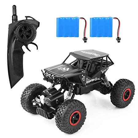 Remote Control Car, Aandyou 1:18 RC Off Road Cars, High Speed Climbing Truck RC Cars, 2.4GHz 4WD Radio Remote Control Racing Vehicle, Electric Fast Race Buggy Hobby Car,Gift Toy Car for Boys&Girls