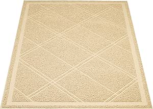 Amazon Basics Cat Litter Mat, Tan, 24" x 35"