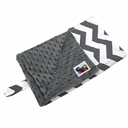 Baby Travel Changing Pad, Grey Chevron