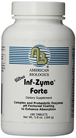 American Biologics ultra Inf-Zyme Tablets, 5.8 Ounce