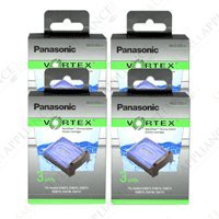 1 Year Supply of Panasonic WES035P-4PACK Vortex Hydraclean Cartridges, 12 Cartridges