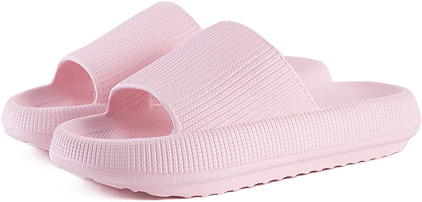 xsby Women's and Men's Shower Slide Sandals Open Toe House Bath Slippers