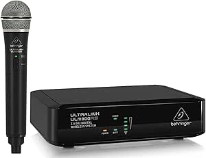 Behringer ULTRALINK ULM300MIC High-Performance 2.4 GHz Digital Wireless System with Handheld Microphone and Receiver