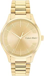 Calvin Klein CK Iconic - Men's and Women's 3 Hand Quartz Watch - Water Resistant 3 ATM/30 Meters - Classic Premium Timepiece for Every Occasion - 35mm or 40mm