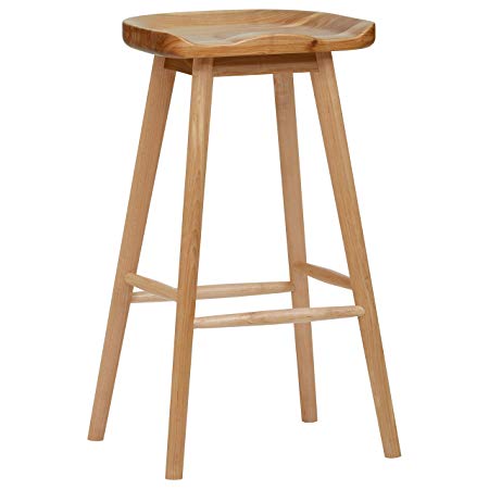 Modern Barstool 29.5"H, Natural Color_A-0021