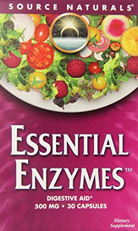 Source Naturals Essential Enzymes, 500 mg, 30 Capsules