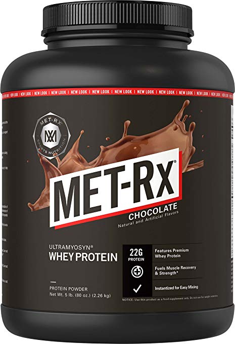 MET-Rx Ultramyosyn Whey Protein Powder, Great for Meal Replacement Shakes, Low Carb, Gluten Free, Chocolate, 5 lbs