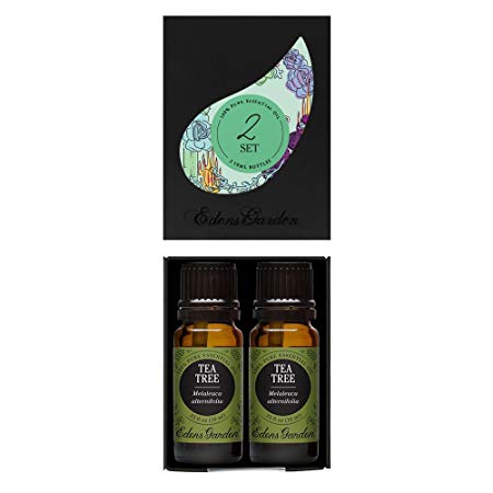 Tea Tree Essential Oil (100% Pure, Undiluted Therapeutic/ Best Grade) Premium Aromatherapy Oils by Edens Garden- Value Pack