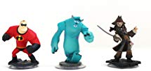 Disney Infinity Characters Jack Sparrow Mr Incredible, Monster Inc Sully Wii ...