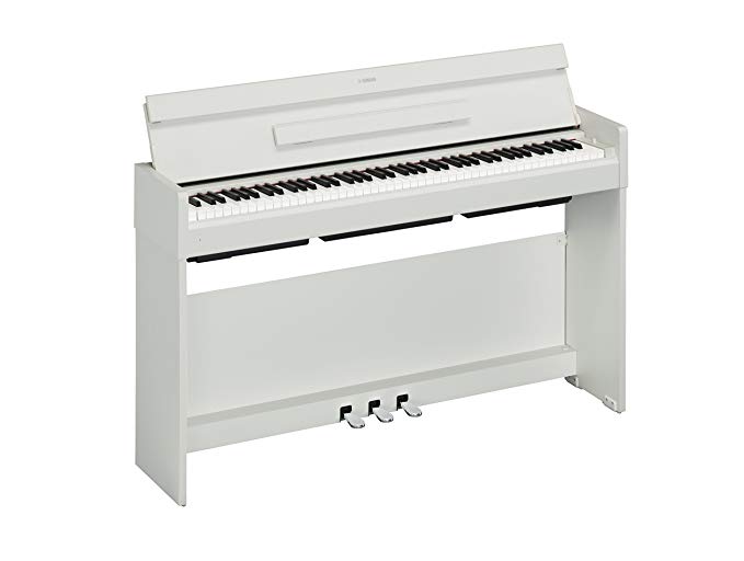 Yamaha YDP-S34 Arius Series Slim Digital Console Piano, White Walnut