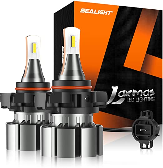 SEALIGHT 5202 5201 LED Fog Light Bulb, 5600LM 6000K Extremely Bright Xenon White, Halogen Fog Light Bulb Replacement