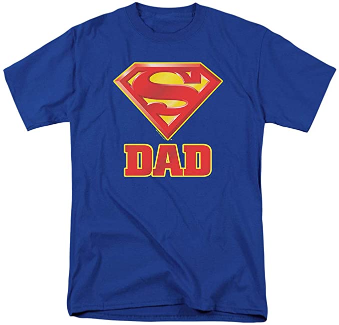 Popfunk Superman Superdad Super Dad Logo T Shirt for Father's Day & Stickers
