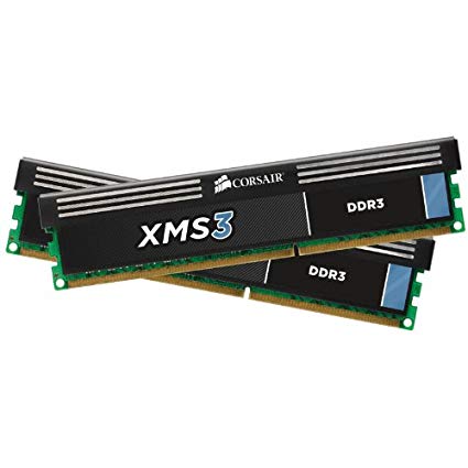 Corsair CMX16GX3M2A1333C9 XMS3 16GB (2x8GB) DDR3 1333 Mhz CL9 Performance Desktop Memory Kit